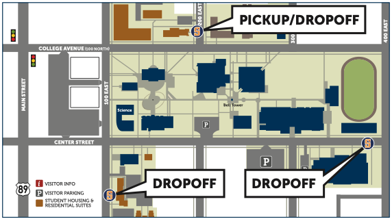 Walmart Shuttle Service Map