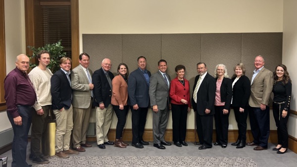 Former Snow College President Michael Benson was inducted into the Horne School of Music Hall of Fame