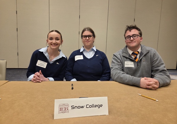 Snow students competed at the Ethics Bowl national competition